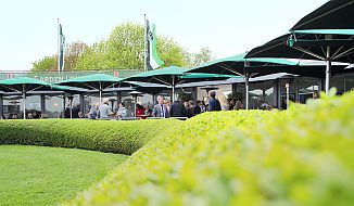 In der VIP-Lounge beim Renntag auf der Neuen Bult.